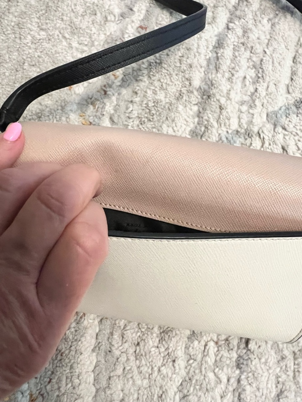 kate spade Beige, Cream & Black Colorblock Crossbody Bag - Picture 3 of 11